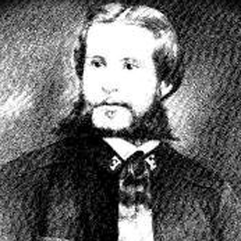 Historisches Porträt von Baron Louis Foullon, dem Gründer der Freiwilligen Feuerwehr Gaaden