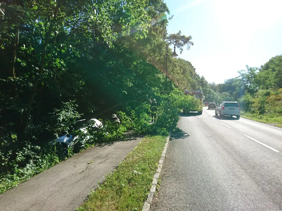 Verkehrsunfall bei Ortseinfahrt – Foto 1 von 4