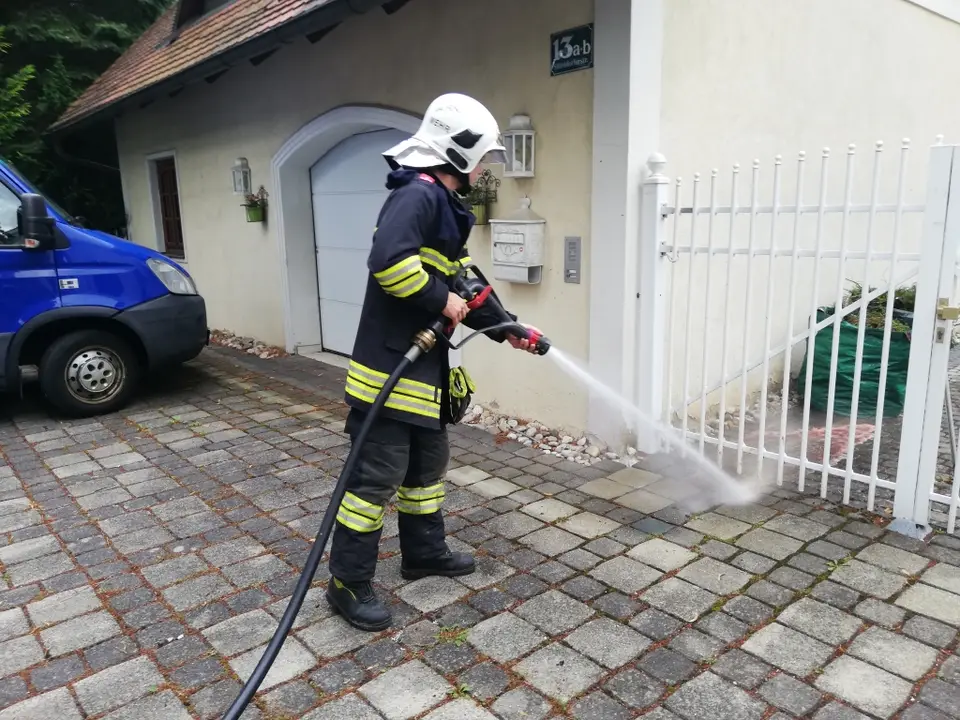 Tierrettung Reh aus Gartenzaun – Foto 3 von 4
