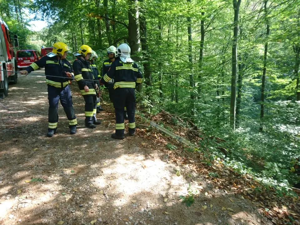Übung Menschenrettung mittels Seilbahn – Foto 5 von 7
