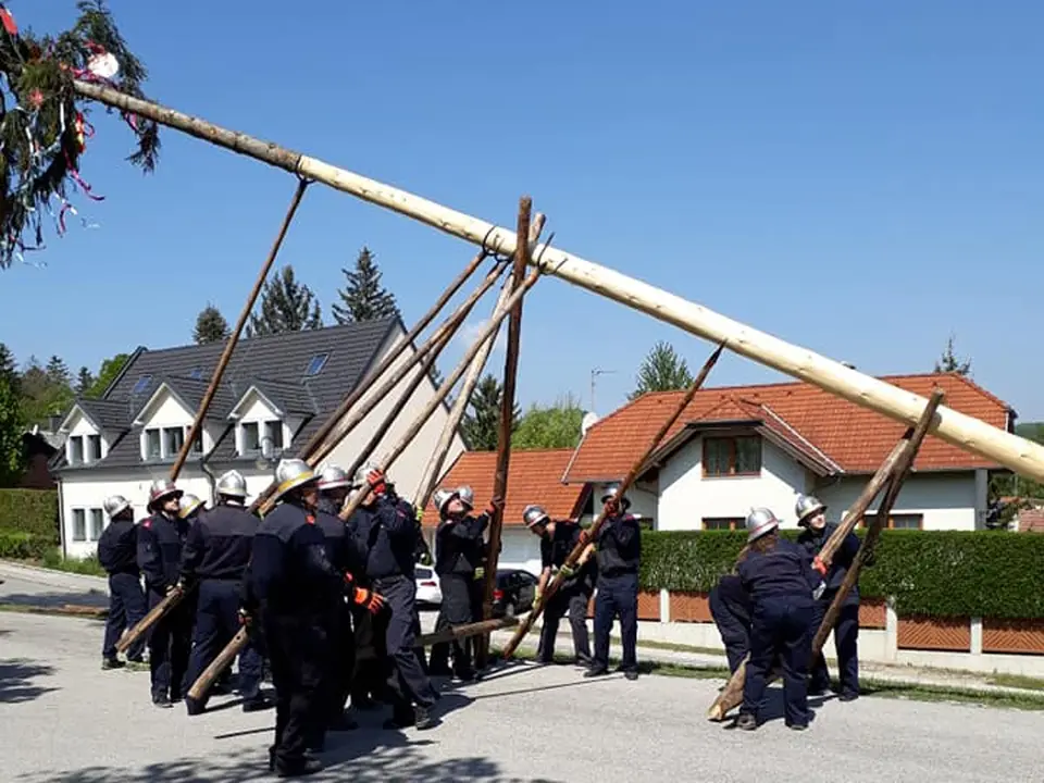 Maibaumaufstellen – Foto 3 von 6