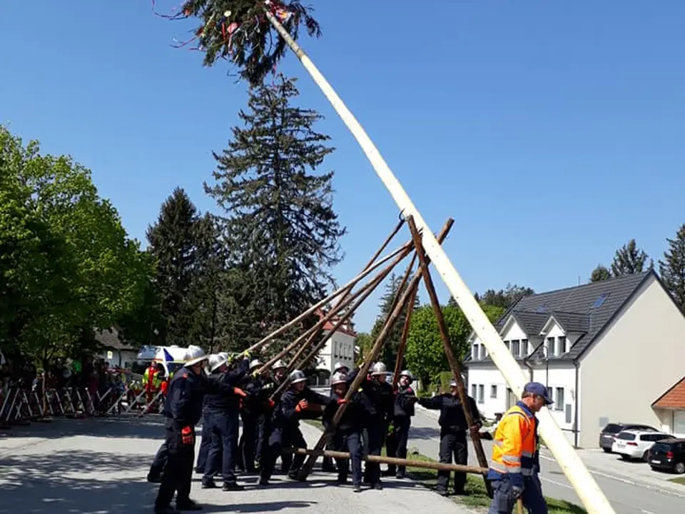Maibaumaufstellen – Foto 4 von 6
