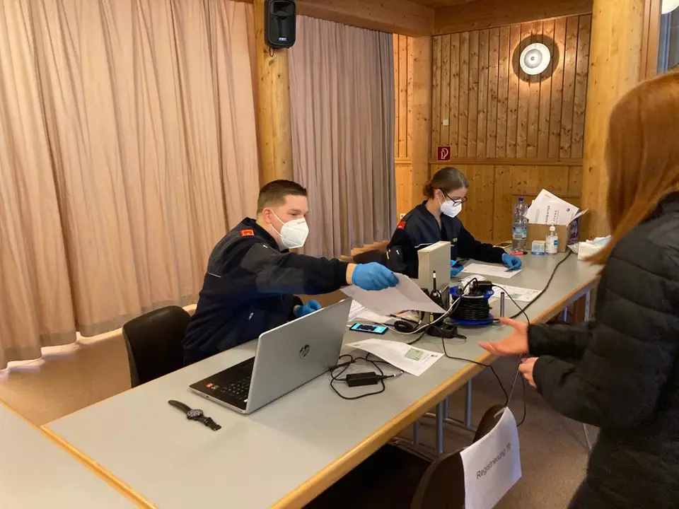 FF Gaaden unterstützt COVID-Testungen – Foto 2 von 4