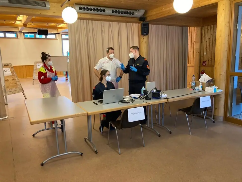 FF Gaaden unterstützt COVID-Testungen – Foto 1 von 4