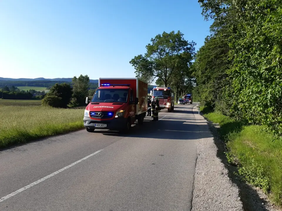 Motorradsturz auf der L4010 – Foto 2 von 3