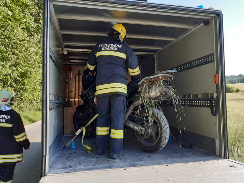 Motorradsturz auf der L4010 – Foto 3 von 3