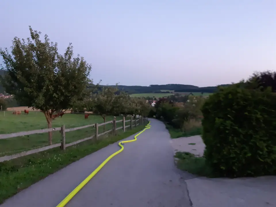 Übung Löschwasserförderung – Foto 2 von 4