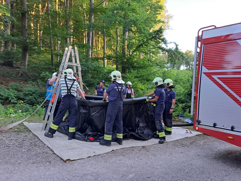 Übung Waldbrandbekämpfung – Foto 6 von 9