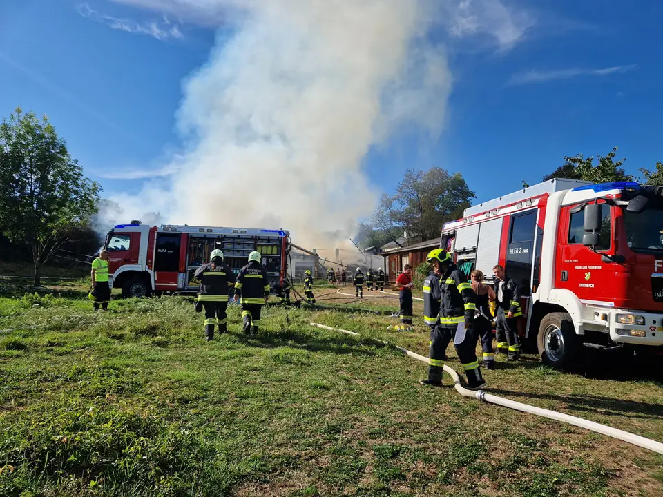 Großbrand in Sittendorf – Foto 3 von 9