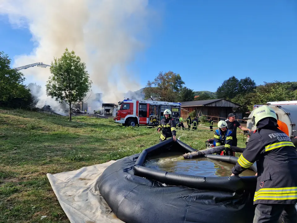 Großbrand in Sittendorf – Foto 6 von 9