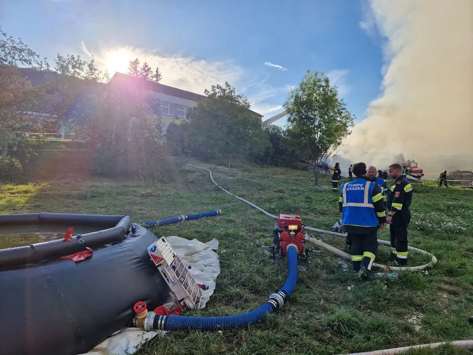Großbrand in Sittendorf – Foto 7 von 9