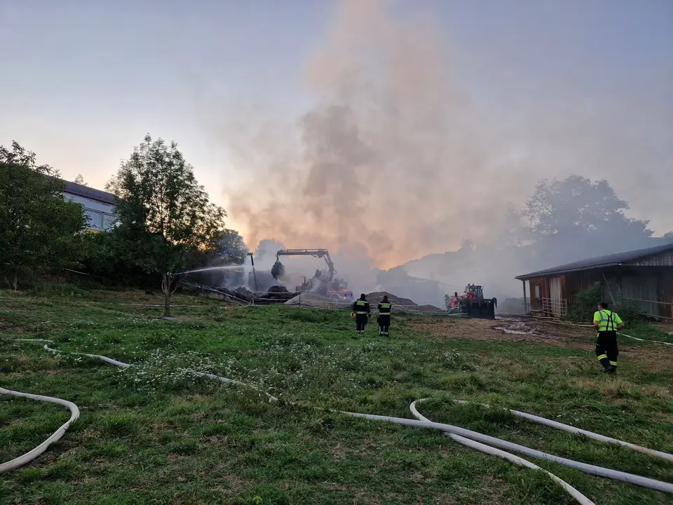 Großbrand in Sittendorf – Foto 8 von 9