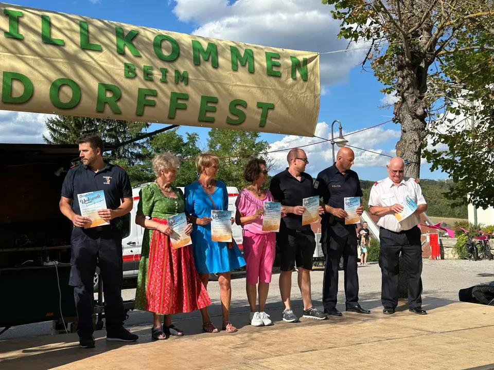 Ehrungen bei Dorffest – Foto 5 von 5
