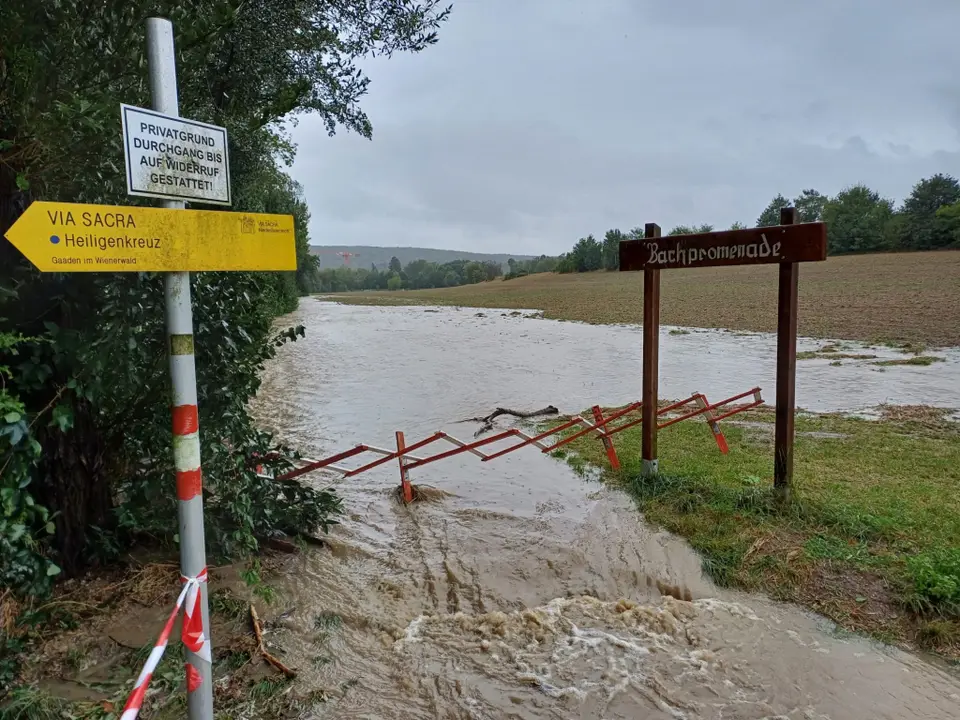 Hochwasser in Gaaden – Foto 1 von 12