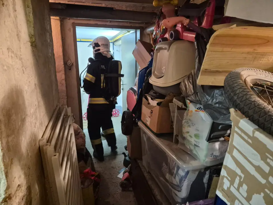 Brand in Keller einer Wohnhausanlage – Foto 4 von 7