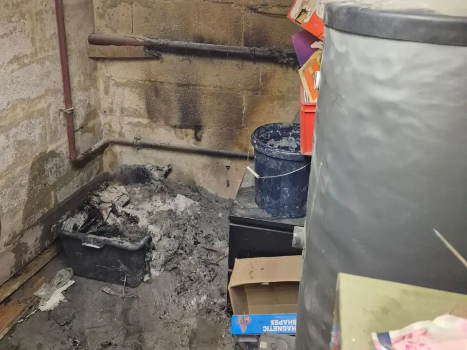 Brand in Keller einer Wohnhausanlage – Foto 6 von 7