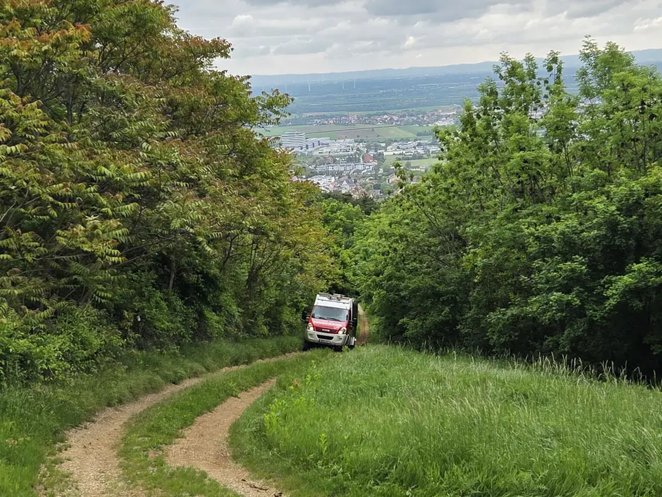 Waldbrandübung am Anninger – Foto 1 von 8