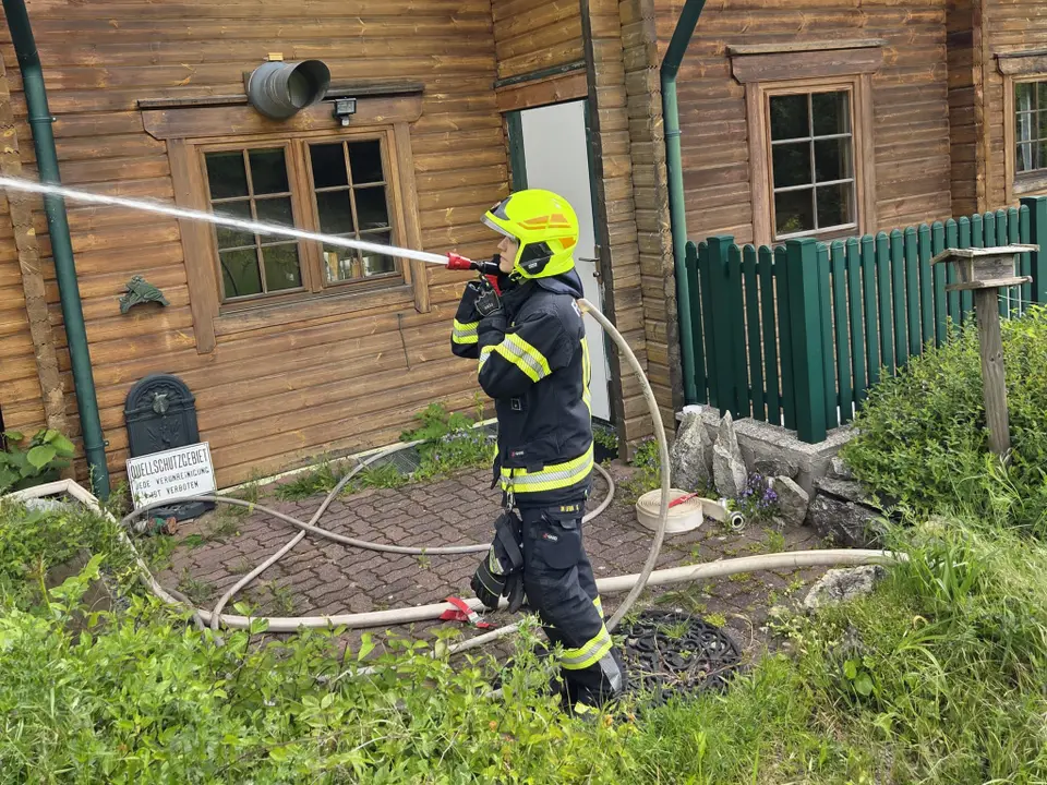 Waldbrandübung am Anninger – Foto 5 von 8
