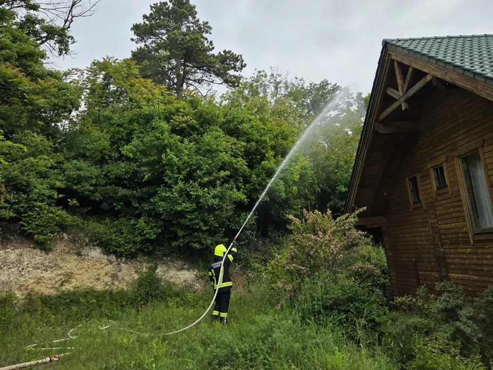 Waldbrandübung am Anninger – Foto 6 von 8