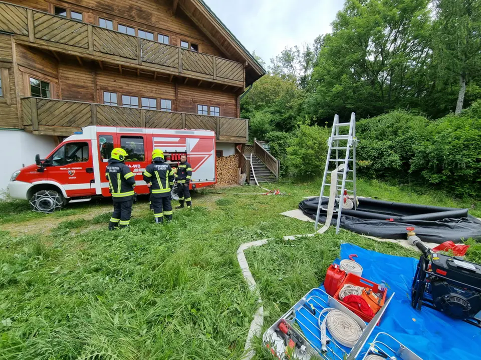 Waldbrandübung am Anninger – Foto 3 von 8