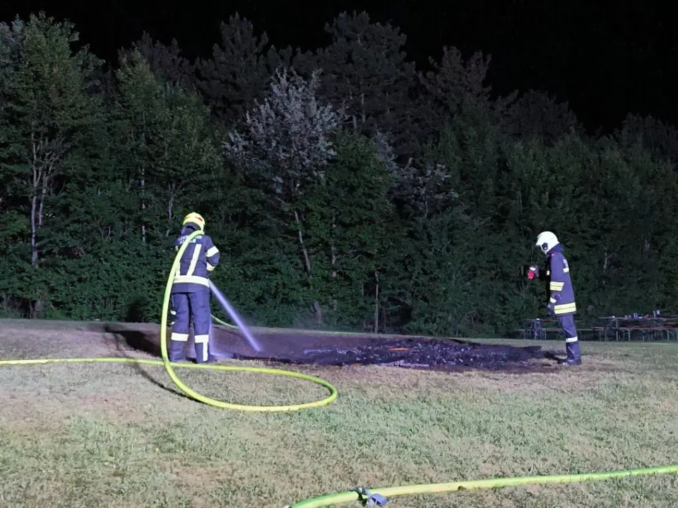 Brandsicherheitswache beim Sonnwendfeuer – Foto 3 von 3