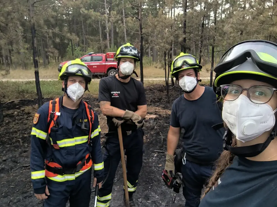 Waldbrand im Föhrenwald – Foto 7 von 8